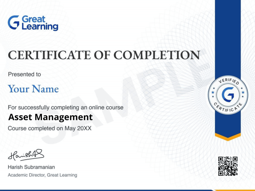 asset management certification