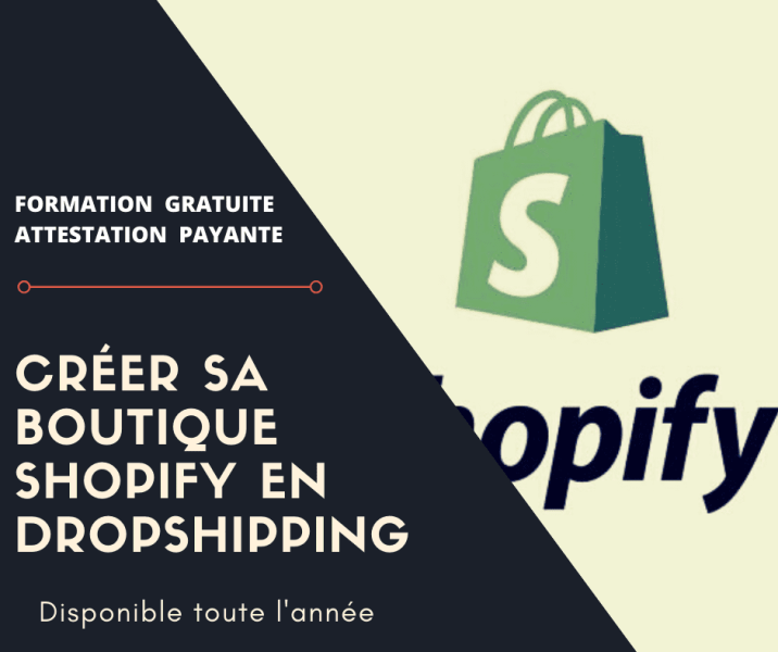 CRÉER SA BOUTIQUE SHOPIFY EN DROPSHIPPING