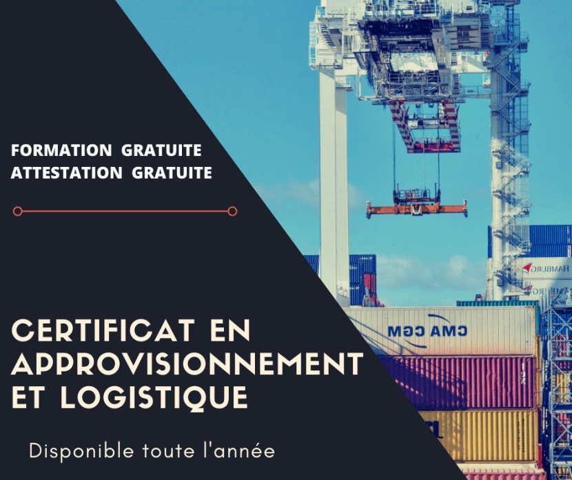 Certificat en Approvisionnement et Logistique